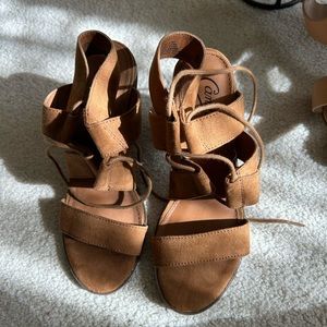 Grew out of them, size 6 1/2 women’s, unsure of the brand.